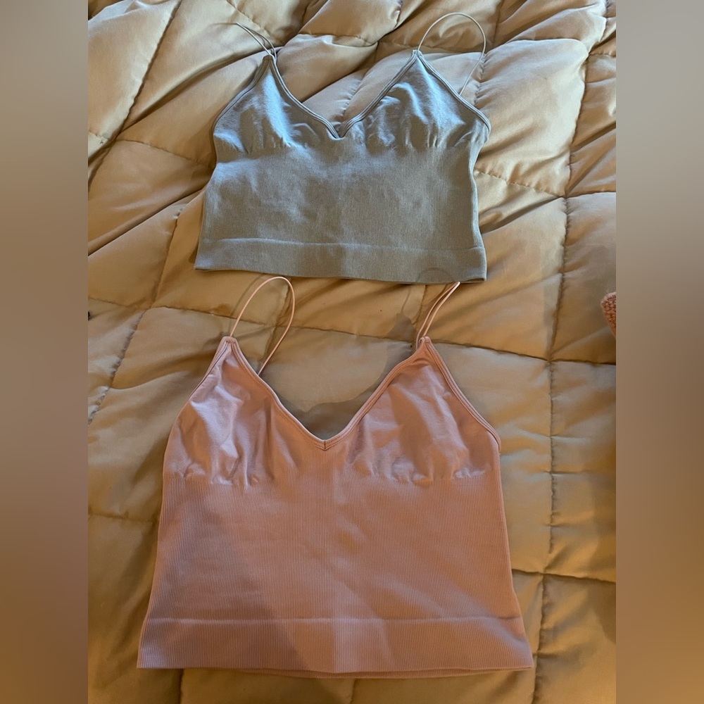 JUST THE BLUE ONE!!!  Free People brami - bra / cami - size M/L COLOR BLUE